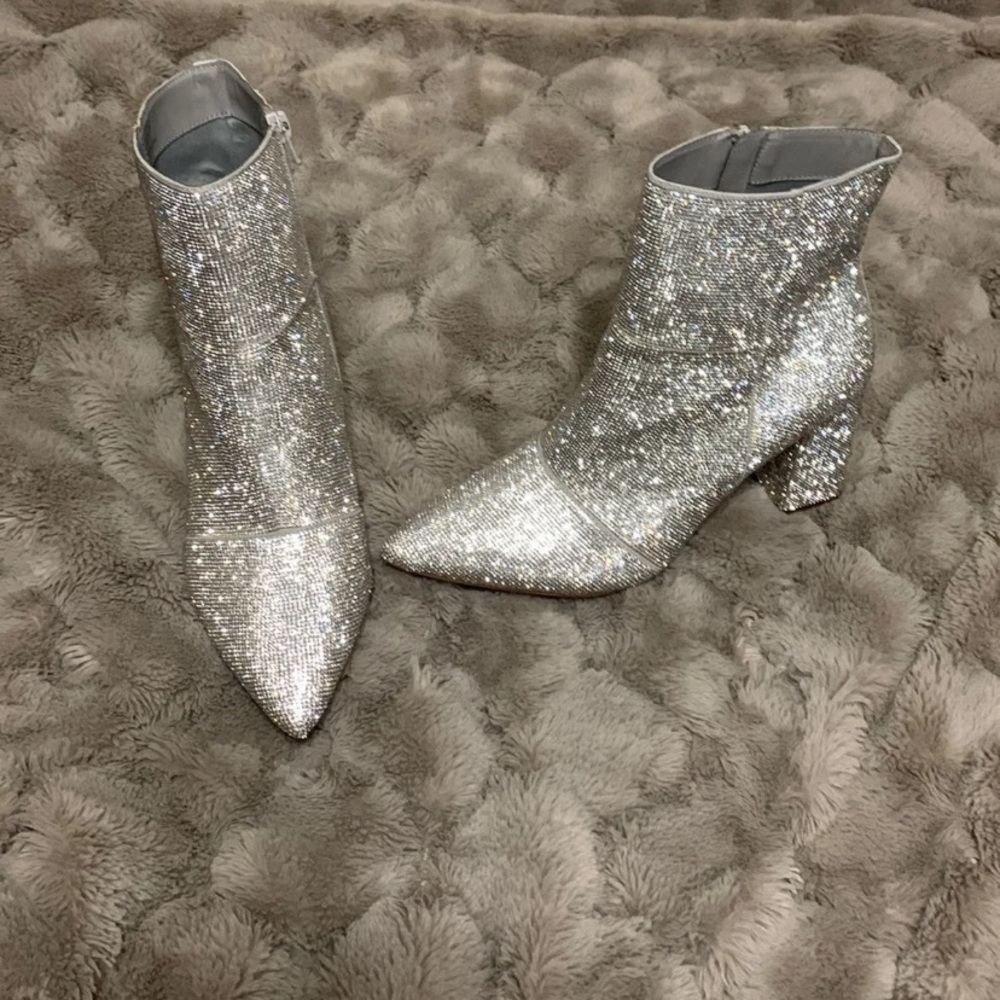 Madden Girl Rhinestone Boots - Picture 2 of 4